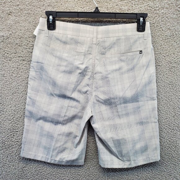 Hurley Mens Shorts Light Gray 28 Check Pattern Granada Length 21.5” Casu… - Picture 5 of 10